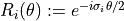 R_{i}(\theta) := e^{-i\sigma_{i}\theta/2}