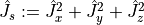 \hat{J}_{s} := \hat{J}_{x}^{2} + \hat{J}_{y}^{2}+ \hat{J}_{z}^{2}