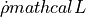 \dot{\rho}mathcal{L}